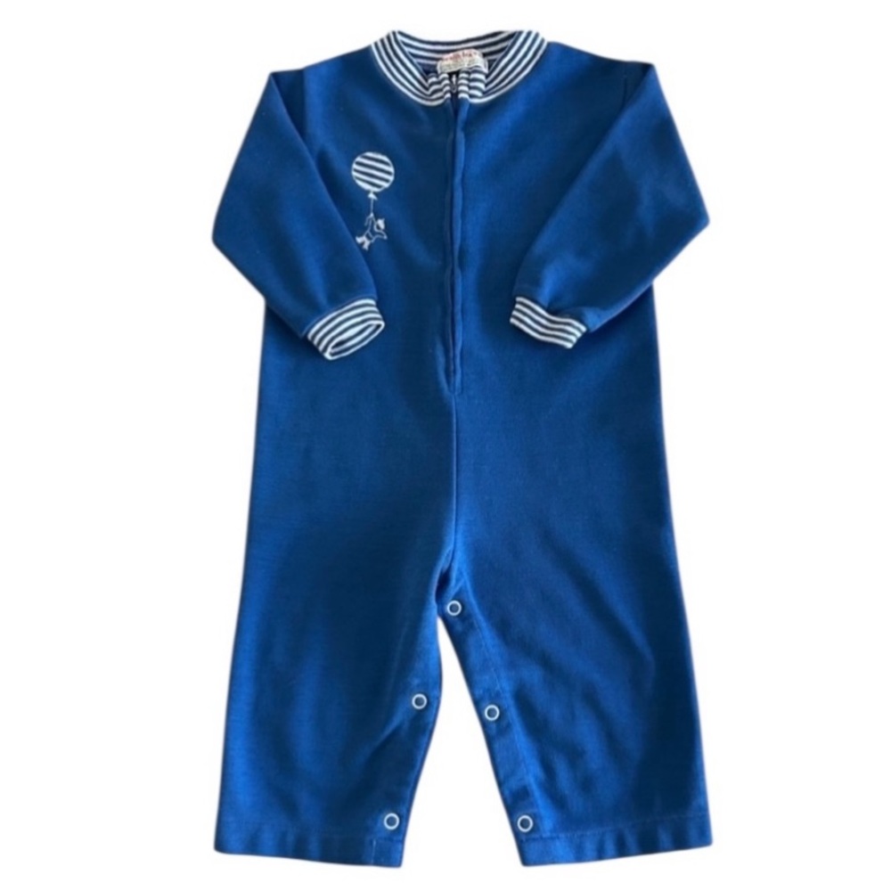 VINTAGE 1970s Balloons Boys Romper